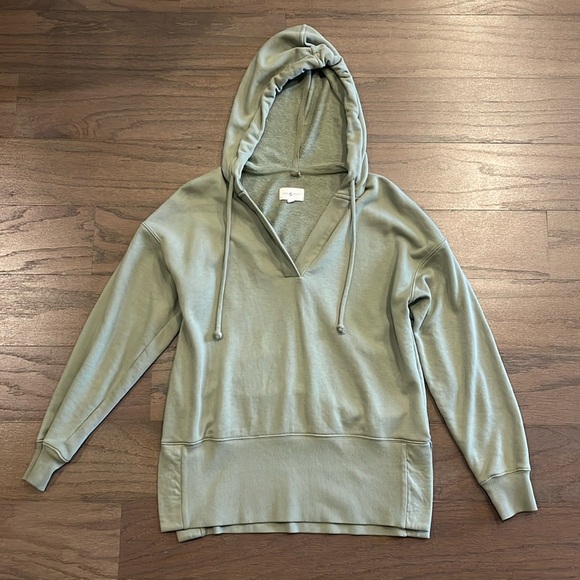 Lou & Grey Tops - Lou and Grey Green Hoodie - Size XS